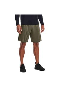 Spodenki fitness męskie Under Armour Tech Graphic. Kolor: zielony. Długość: krótkie. Sport: fitness #1