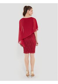 Swing Sukienka koktajlowa 77760410 Czerwony Regular Fit. Kolor: czerwony. Materiał: syntetyk. Styl: wizytowy #4