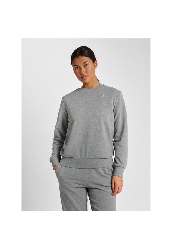 Bluza damska Hummel Pulse. Kolor: szary. Materiał: polar. Sezon: zima