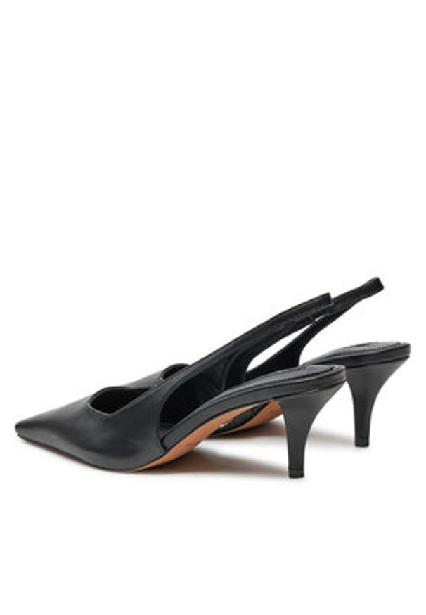 Nine West Sandały WFA3377-1 Czarny. Kolor: czarny. Materiał: skóra