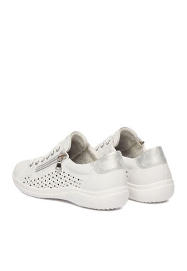 Remonte Sneakersy CEO-D1E08-80 Biały. Kolor: biały. Materiał: skóra, syntetyk