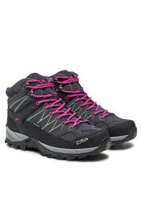 CMP Trekkingi Rigel Mid Wmn Trekking Shoes Wp 3Q12946 Szary. Kolor: szary. Materiał: skóra, zamsz