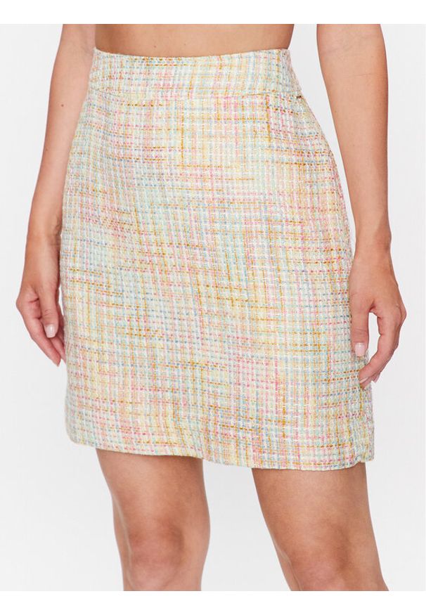JOOP! Spódnica ołówkowa 30035995 Écru Slim Fit. Materiał: syntetyk