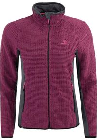 GLENMUIR - Bluza polarowa dla kobiet Peggy Purple - Elegancka i Wygodna. Typ kołnierza: kaptur. Kolor: fioletowy. Materiał: polar