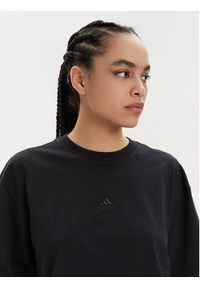 Adidas - adidas T-Shirt ALL SZN IR8864 Czarny Oversize. Kolor: czarny. Materiał: bawełna #5