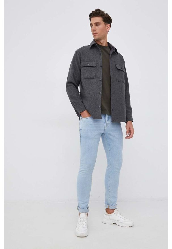 Scotch & Soda - Jeansy Ralston. Kolor: niebieski
