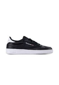 Buty do chodzenia damskie Reebok Club C 85 Emboss. Zapięcie: sznurówki. Kolor: czarny. Materiał: materiał, syntetyk. Szerokość cholewki: normalna. Model: Reebok Club. Sport: turystyka piesza