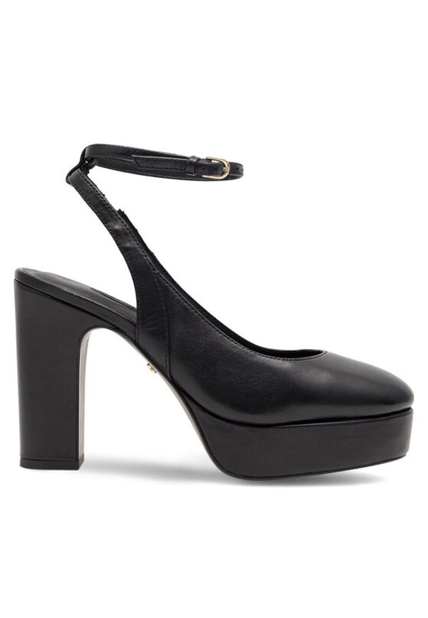 Gino Rossi - GINO ROSSI Czółenka COSENZA-110447 Czarny. Kolor: czarny. Materiał: skóra