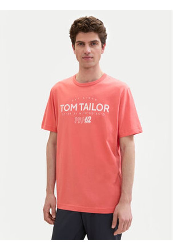 Tom Tailor T-Shirt 1041871 Czerwony Regular Fit. Kolor: czerwony. Materiał: bawełna