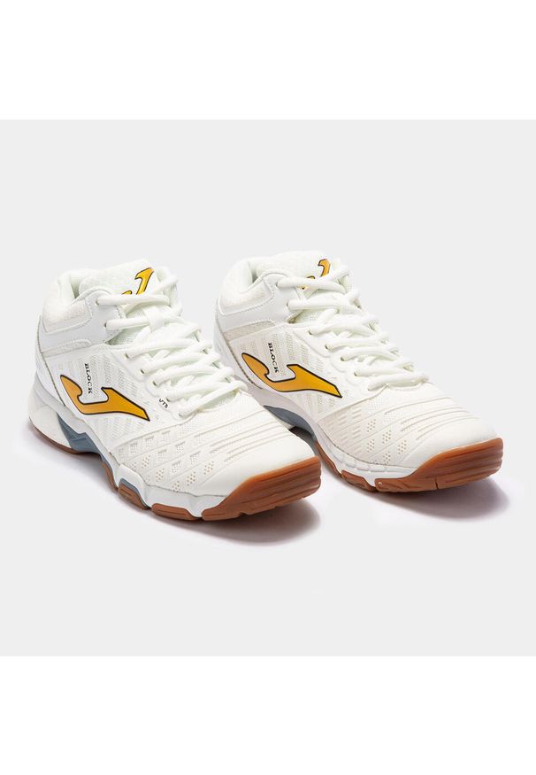 Buty do chodzenia męskie Joma Vblock 2202. Kolor: biały, wielokolorowy, żółty. Sport: turystyka piesza, siatkówka