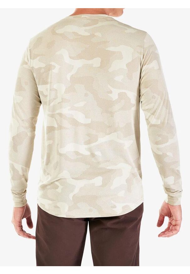 FOX - Bluza rowerowa męska Fox Ranger Tru Dri LS Jersey. Kolor: beżowy. Materiał: jersey