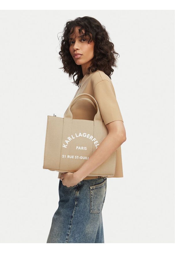 Karl Lagerfeld - KARL LAGERFELD Torebka A1W50010 Beżowy. Kolor: beżowy