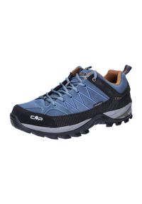 Buty trekkingowe męskie CMP Rigel Low Trekking Wp. Kolor: niebieski. Materiał: skóra. Szerokość cholewki: normalna. Sport: turystyka piesza #1