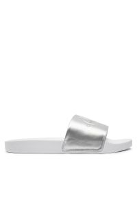 Calvin Klein Jeans Klapki Slide Ny Pearl YW0YW01243 Biały. Kolor: biały