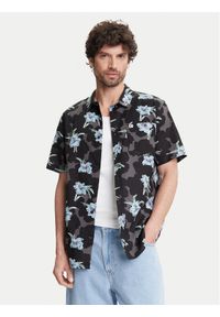 Quiksilver Koszula Apero Classic Ss EQYWT04605 Czarny Regular Fit. Kolor: czarny. Materiał: bawełna