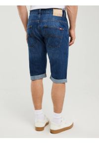 Big-Star - Szorty męskie jeansowe niebieskie Conner 409. Okazja: na co dzień. Kolor: niebieski. Materiał: jeans. Sezon: lato. Styl: klasyczny, casual