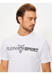 Plein Sport T-Shirt AADC MTK7197 SJY001N Biały Regular Fit. Kolor: biały. Materiał: bawełna. Styl: sportowy #4