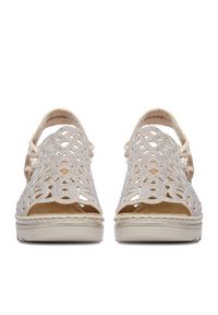 Rieker Sandały CEO-67465-62 Beżowy. Kolor: beżowy. Materiał: skóra #4