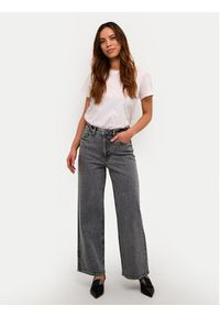 Kaffe Jeansy Ryana 10508745 Szary Wide Leg. Kolor: szary #7