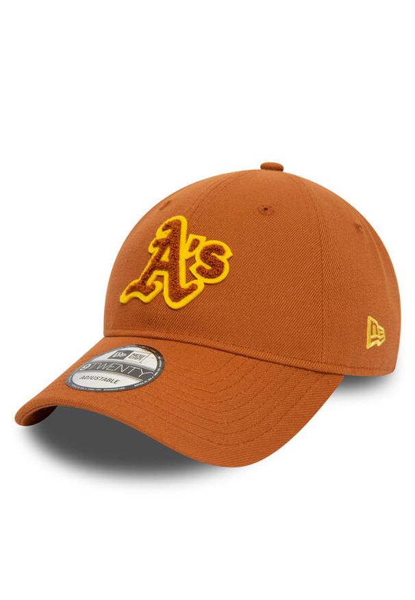 New Era Czapka z daszkiem Boucle 920 Athletics 60435078 Brązowy. Kolor: brązowy. Materiał: materiał
