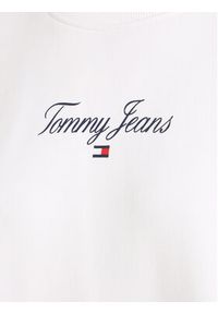 Tommy Jeans Bluza Essential Logo DW0DW16140 Biały Relaxed Fit. Kolor: biały. Materiał: bawełna, syntetyk #6