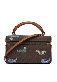 MICHAEL Michael Kors Torebka 32R6GQ1C0U Brązowy. Kolor: brązowy. Materiał: skórzane #5