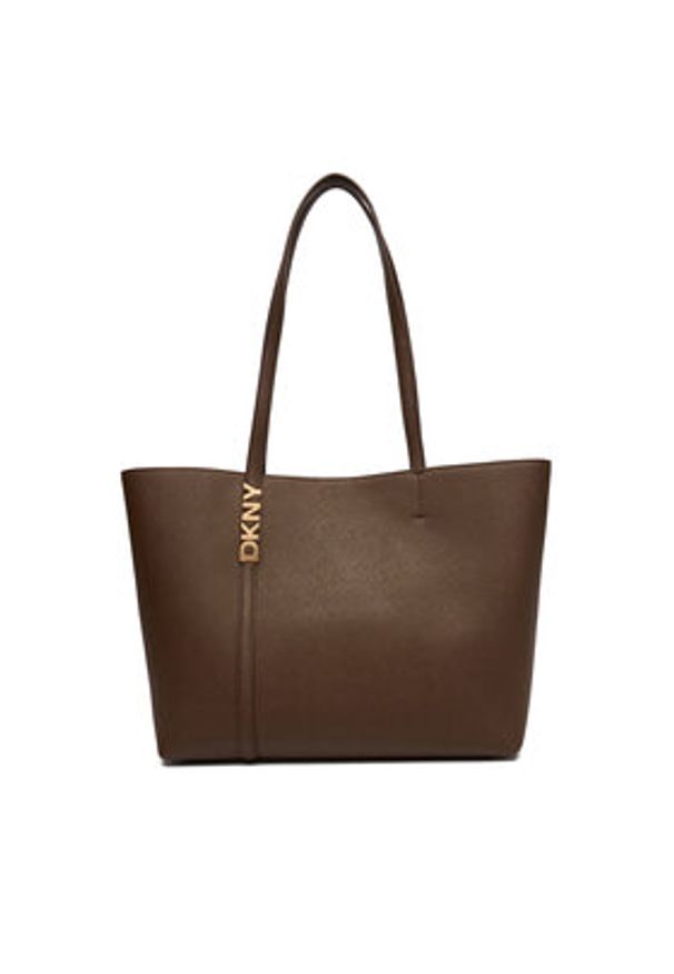 DKNY Torebka R52AKG54 Brązowy. Kolor: brązowy. Materiał: skórzane