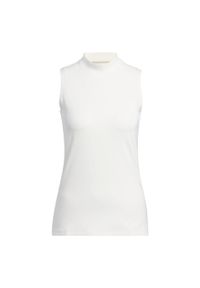 Adidas - Koszulka Women's Ultimate365 Sleeveless Mock Neck Polo. Okazja: na co dzień. Typ kołnierza: polo. Kolor: biały. Materiał: materiał. Styl: casual