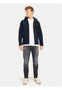 Jack & Jones - Jack&Jones Kurtka przejściowa Talor 12259615 Granatowy Regular Fit. Kolor: niebieski. Materiał: syntetyk