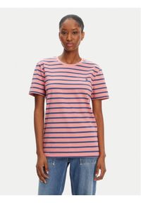 Polo Ralph Lauren T-Shirt 710938134010 Czerwony Custom Slim Fit. Typ kołnierza: polo. Kolor: czerwony. Materiał: bawełna