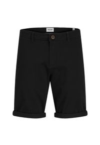 Krótki Jack & Jones Bowie Solid Mid czarny. Kolor: czarny. Długość: krótkie. Sport: skateboard #1
