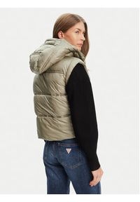 Guess Bezrękawnik W5YL11 WHDO2 Zielony Regular Fit. Kolor: zielony. Materiał: syntetyk. Długość rękawa: bez rękawów #5