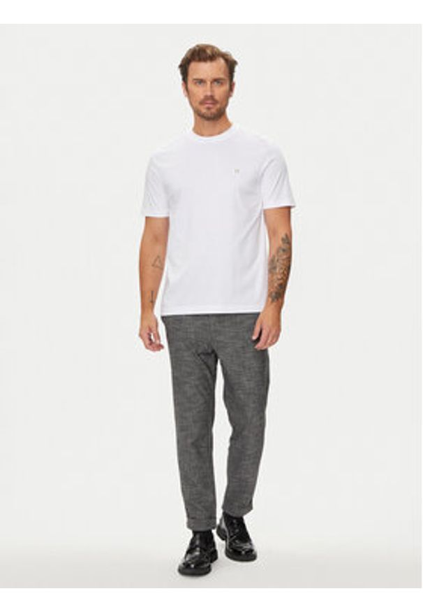 BOSS - Boss T-Shirt C-Taut 01 50520298 Biały Regular Fit. Kolor: biały. Materiał: bawełna