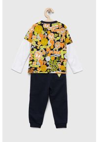 Guess komplet bawełniany dziecięcy. Okazja: na co dzień. Materiał: bawełna, dresówka. Długość: długie. Styl: casual, klasyczny #2