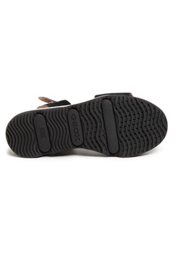 Geox Sandały D Gardenia C D02HBC 00021 C9999 Czarny. Kolor: czarny. Materiał: skóra, zamsz