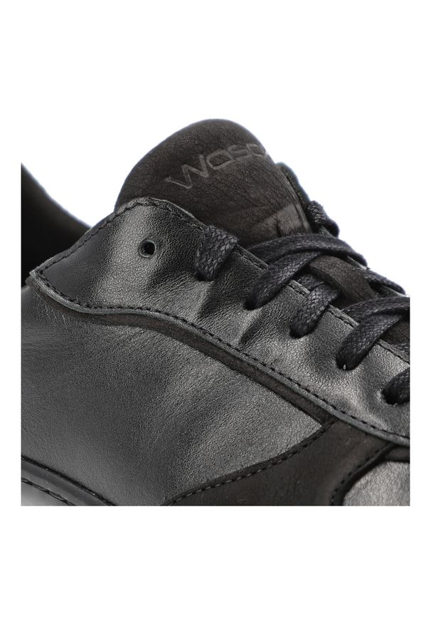 Czarne Półbuty Wasak Skórzane Damskie Barefoot. Okazja: na co dzień. Kolor: czarny. Materiał: skóra. Styl: casual, elegancki