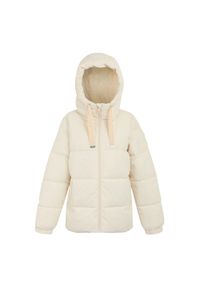 Regatta - Pikowana Kurtka Damska Arilie. Kolor: beżowy, wielokolorowy, zielony. Sport: turystyka piesza #1