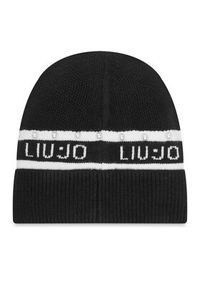 Liu Jo Czapka TF5239 MA92F Czarny. Kolor: czarny. Materiał: wiskoza #2