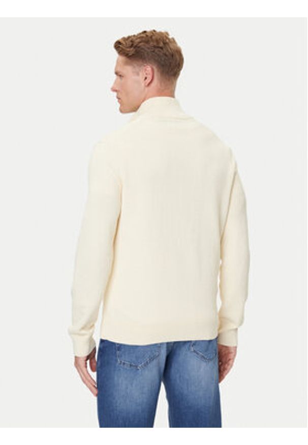 GANT - Gant Sweter 8030256 Écru Regular Fit. Materiał: bawełna