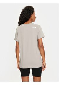 The North Face T-Shirt Easy NF0A87N9 Beżowy Relaxed Fit. Kolor: beżowy. Materiał: bawełna #2