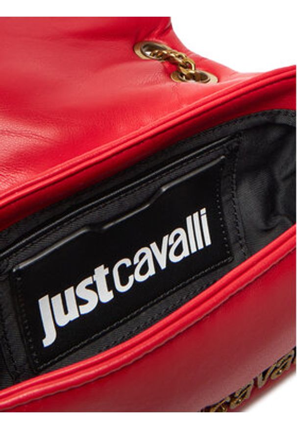 Just Cavalli Torebka 79RA4BD2 ZS748 Czerwony. Kolor: czerwony. Materiał: skórzane