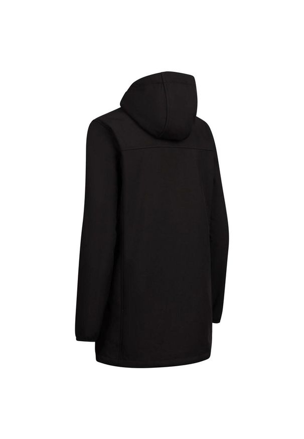 TRESPASS - Kurtka Soft Shell Damska Sine. Kolor: czarny. Sport: turystyka piesza