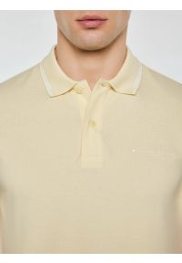 Big-Star - Koszulka męska polo żółta Wladym 200. Okazja: na co dzień. Typ kołnierza: polo. Kolor: żółty. Materiał: dzianina. Wzór: nadruk. Sezon: lato. Styl: klasyczny, casual #4
