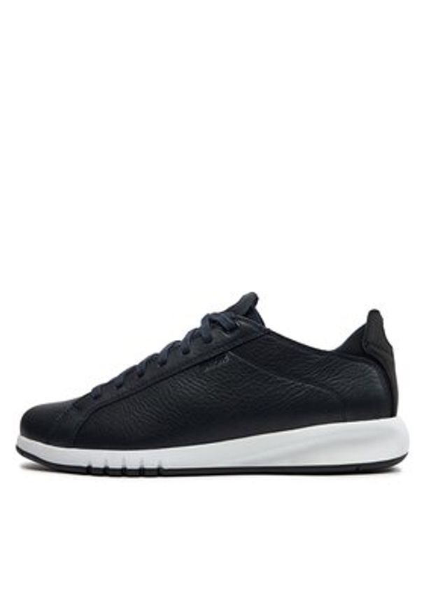 Geox Sneakersy U Aerantis U357FA 00046 C0045 Granatowy. Kolor: niebieski. Materiał: skóra