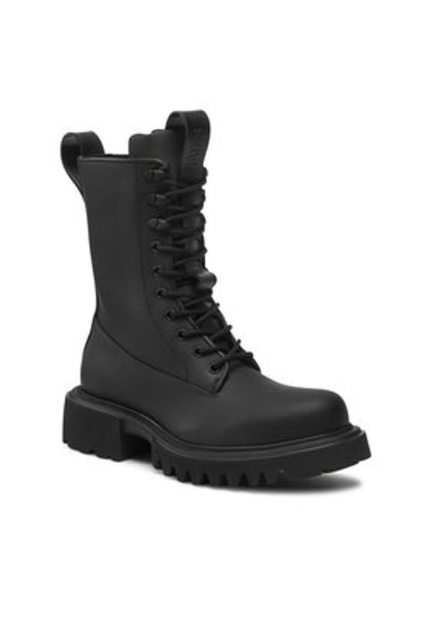 Rains Trapery Show Combat Boot 22600 Czarny. Kolor: czarny. Materiał: skóra