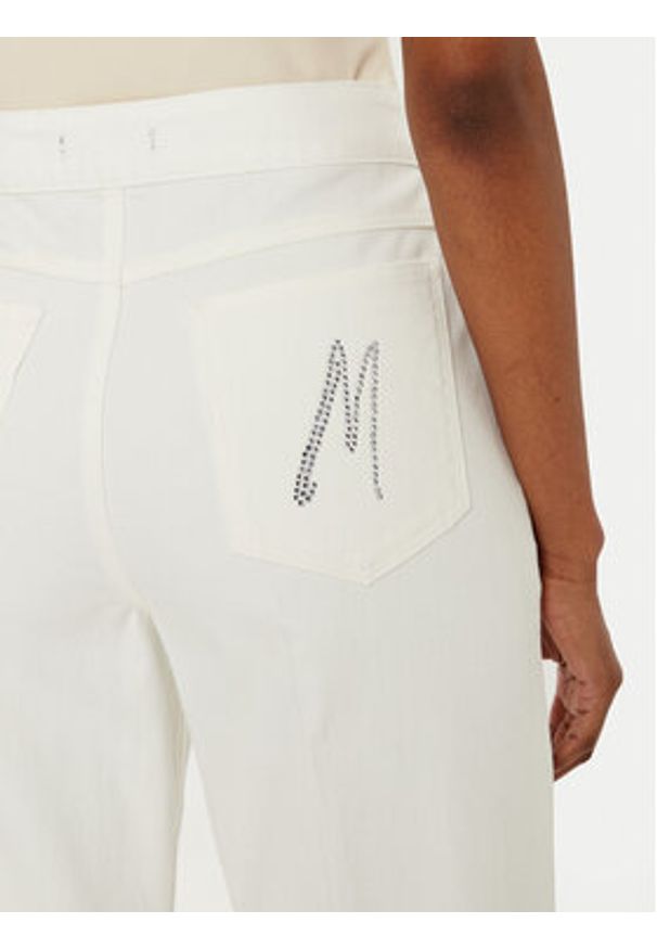 Marciano Guess Spodnie materiałowe 4BGA02 7173A Écru Regular Fit. Kolor: kremowy. Materiał: bawełna