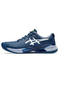 Obuwie do tenisa halowego Asics Gel-Challenger 14. Kolor: biały, wielokolorowy, niebieski, zielony. Sport: tenis