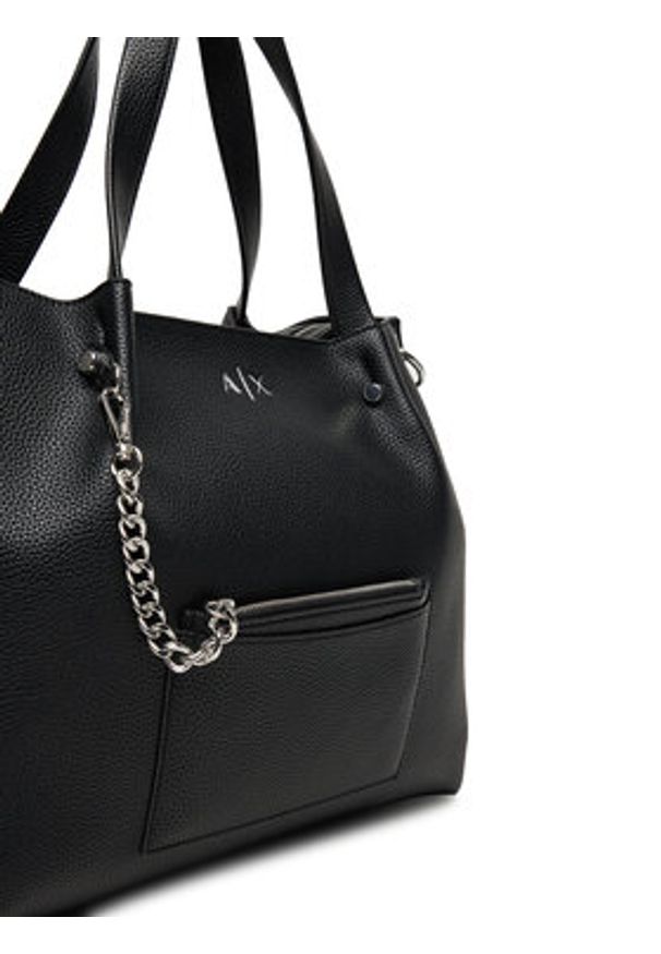 Armani Exchange Torebka XW001211 AF15625 UC001 Czarny. Kolor: czarny. Materiał: skórzane