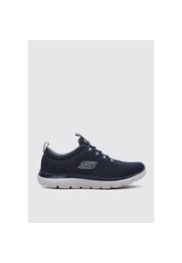 skechers - Buty do chodzenia męskie Skechers Summits Louvin. Zapięcie: sznurówki. Kolor: niebieski. Materiał: guma. Szerokość cholewki: normalna. Sport: turystyka piesza