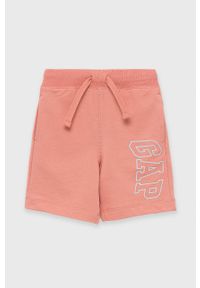 GAP szorty dziecięce kolor pomarańczowy regulowana talia. Okazja: na co dzień. Kolor: pomarańczowy. Wzór: nadruk. Styl: casual
